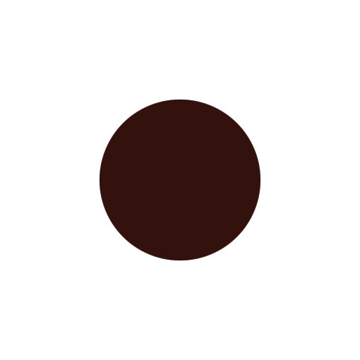 Cover cap for screws TX10  RAL8016 MAHOGANY BRWN  Ø12 mm